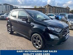 Black Used 2022 Ford Ecosport ST-Line SUV | £11,495 (Fair price)