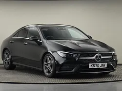 Cosmos black Used 2020 Mercedes CLA220 AMG line Sedan | £25,150 (Fair price)