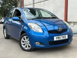 Blue Used 2011 Toyota Yaris Hatchback | £2,500 (Good price)