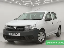 White Used 2018 Dacia Sandero Acces Hatchback | £4,994 (Good price)