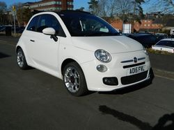 White Used 2015 Fiat 500 S Cabriolet | £5,795 (Fair price)
