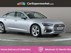 Silver Used 2021 Audi A6 Sport Sedan | £20,997