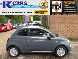 Grey Used 2016 Fiat 500 Pop Hatchback | £6,470 (Fair price)