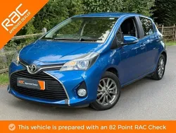 Blue Used 2017 Toyota Yaris Hatchback | £5,490 (Fair price)
