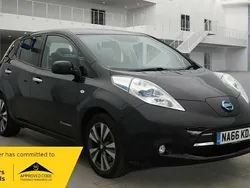 Black Used 2016 Nissan Leaf Tekna Hatchback | £4,995