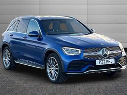 Spectral blue Used 2022 Mercedes GLC220 AMG Line Premium Estate | £30,990 (A bit pricey)