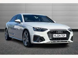 White Used 2024 Audi A4 S-Line Sedan | £27,500 (Fair price)
