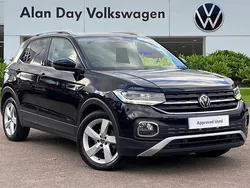 Black Used 2021 VW T-Cross SEL SUV | £17,750 (Fair price)