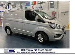 Silver Used 2021 Ford Transit Custom Limited Van | £14,040 (Fair price)