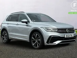 Silver Used 2021 VW Tiguan R-line SUV | £24,899 (Fair price)
