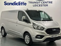 Silver Used 2021 Ford Transit Custom Limited Van | £21,000 (Good price)