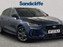 Blue Used 2022 Ford Focus ST-Line Hatchback | £15,448 (Fair price)