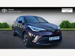 Mauve/purple Used 2023 Toyota C-HR Design SUV | £21,779 (Fair price)