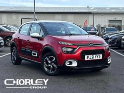 Red Used 2021 Citroën C3 PureTech Hatchback | £9,298 (Fair price)