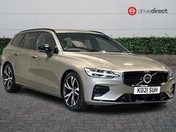 Grey Used 2021 Volvo V60 R-Design Estate | £24,150 (Fair price)