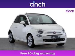 White Used 2020 Fiat 500 Lounge Hatchback | £9,349
