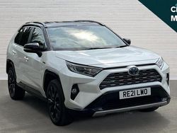 White/black Used 2021 Toyota RAV4 Hybrid SUV | £24,798 (Fair price)