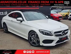 White Used 2017 Mercedes C220 AMG Line Premium Coupe | £15,995 (Fair price)