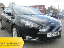 Black Used 2017 Ford Focus Titanium Hatchback | £8,695 (Good price)