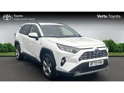 White Used 2020 Toyota RAV4 Hybrid Design SUV | £24,784 (Fair price)