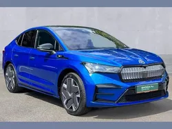 Race blue Used 2024 Skoda Enyaq iV vRS SUV | £33,404 (Super price)