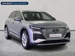 Silver Used 2025 Audi Q4 e-tron S-Line SUV | £36,538 (Good price)