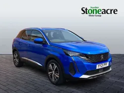 Blue Used 2021 Peugeot 3008 Allure Premium SUV | £16,890 (Fair price)
