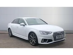 White Used 2019 Audi A4 S-Line Sedan | £17,791 (Fair price)