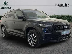 Black magic pearl effect Used 2022 Skoda Kodiaq SportLine SUV | £30,893 (Fair price)