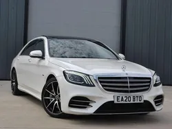 White Used 2020 Mercedes S350 Executive Sedan | £37,990 (Expensive)