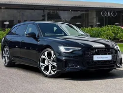 Black Used 2025 Audi A6 Black Edition Estate | £46,990