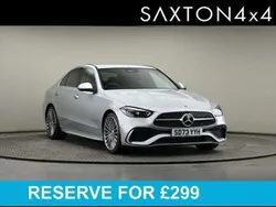 Silver Used 2023 Mercedes C220 AMG Line Premium Sedan | £37,700 (Expensive)