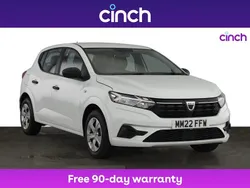 White Used 2022 Dacia Sandero Essentiel Hatchback | £8,249 (Fair price)