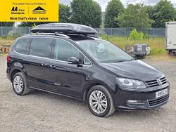 Black Used 2015 VW Sharan SE MPV | £10,880 (Fair price)