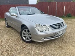 Silver Used 2004 Mercedes CLK320 Elegance Cabriolet | £2,699 (Fair price)