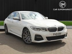 White Used 2021 BMW 330 M Sport Sedan | £17,085 (Good price)