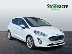 White Used 2019 Ford Fiesta Titanium Hatchback | £10,500 (Fair price)