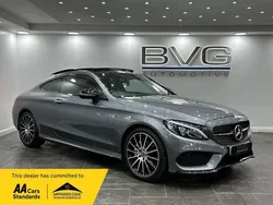 Grey Used 2017 Mercedes C200 AMG Line Premium Coupe | £15,994 (Fair price)