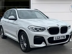 White Used 2021 BMW X3 M Sport SUV | £29,816 (Good price)