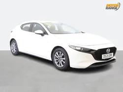 White Used 2021 Mazda 3 Hatchback | £11,395 (Fair price)
