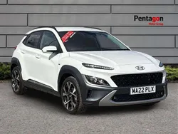 White Used 2022 Hyundai Kona Premium SUV | £15,450 (Fair price)