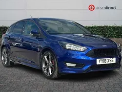 Blue Used 2018 Ford Focus ST-Line X Hatchback | £8,569 (Good price)