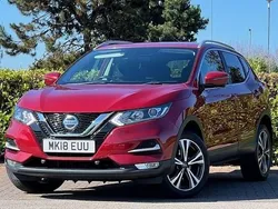 Red Used 2018 Nissan Qashqai N-Connecta SUV | £9,495 (Good price)