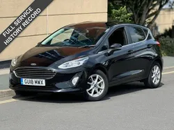 Black Used 2018 Ford Fiesta Zetec Hatchback | £5,995 (A bit pricey)