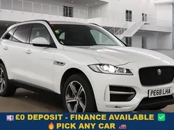White Used 2018 Jaguar F-Pace R-Sport SUV | £18,199 (Fair price)