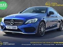 Blue Used 2017 Mercedes C43 AMG Premium Coupe | £22,980 (Fair price)