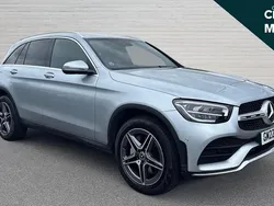 Silver Used 2022 Mercedes GLC300e AMG line Estate | £31,164 (Super price)