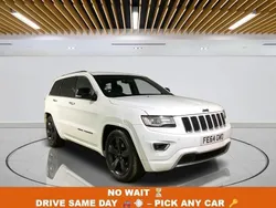 White Used 2014 Jeep Grand Cherokee Overland SUV | £9,449 (Fair price)