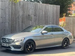 Silver Used 2014 Mercedes C220 AMG Line Premium Plus Sedan | £8,868 (Expensive)