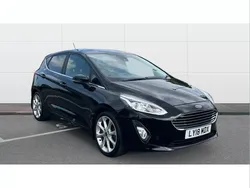 Black Used 2018 Ford Fiesta Titanium Hatchback | £7,590 (Fair price)
